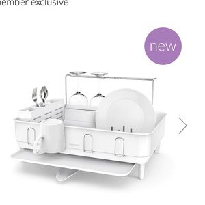 Simple Human steel frame dishrack EUC